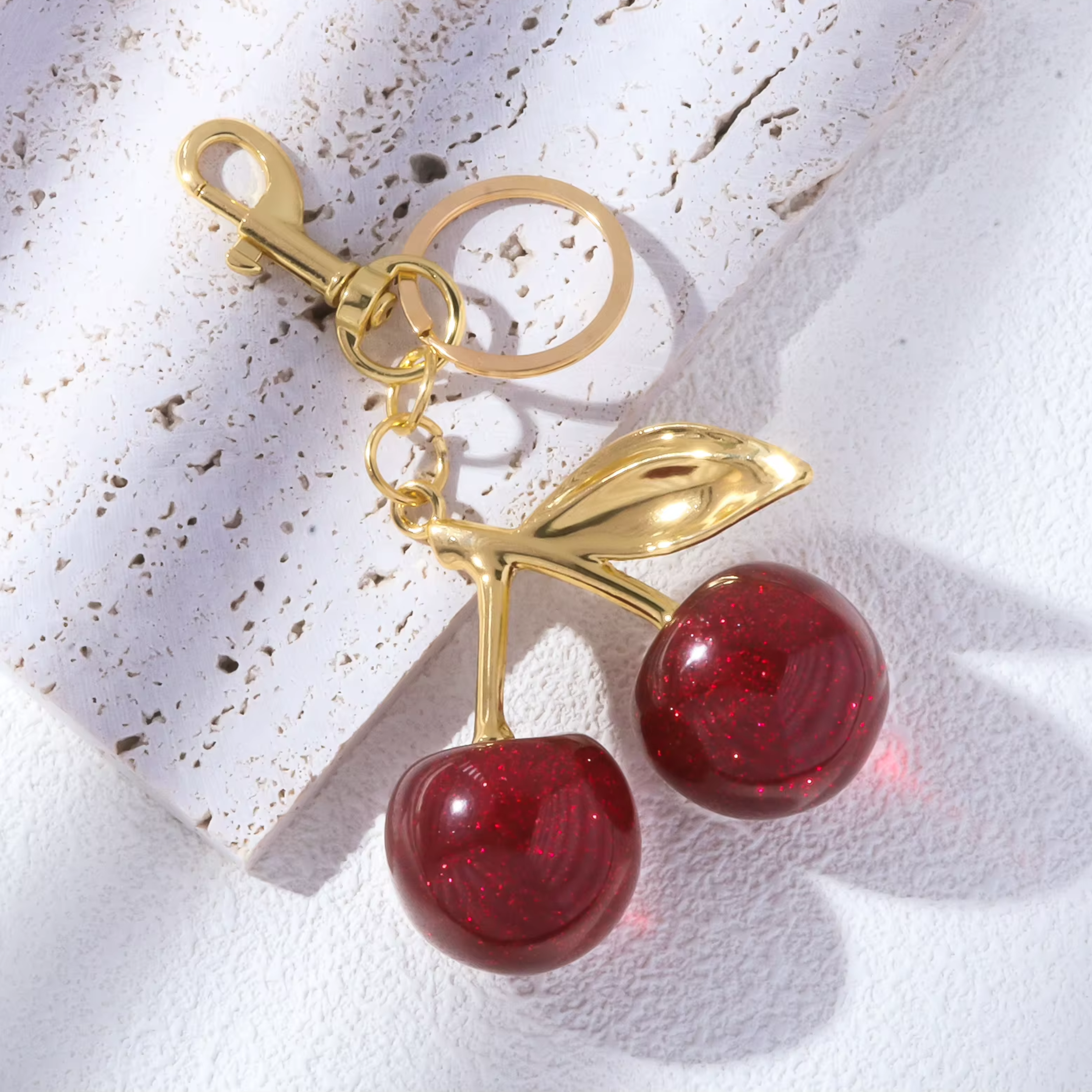 Golden Cherry Charm