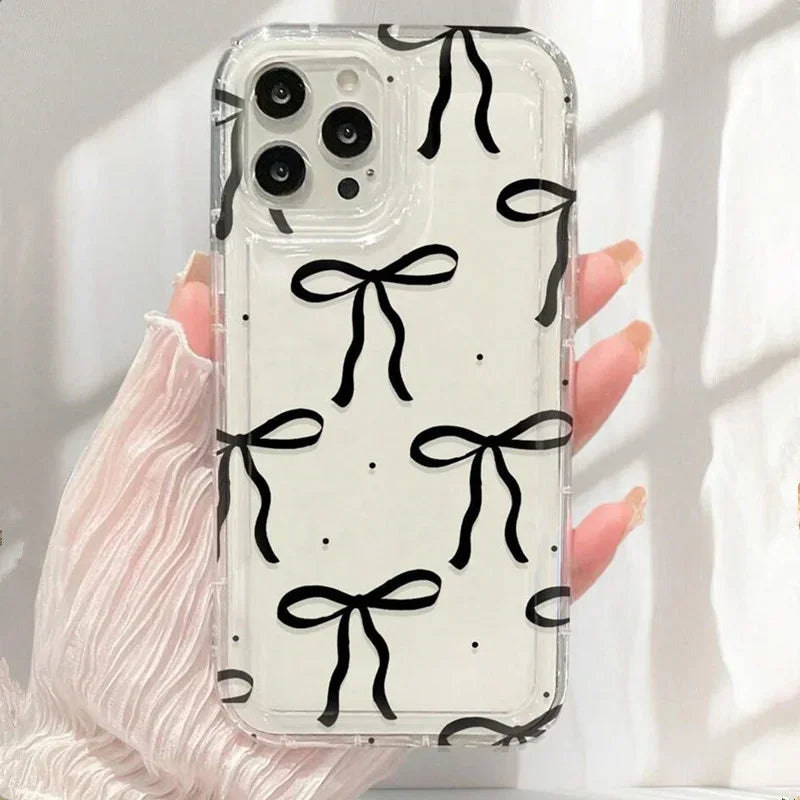 Pink Heart Bow Phone Case