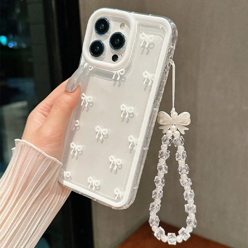 Bowknot Clear Phone Case