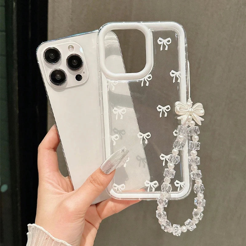 Bowknot Clear Phone Case
