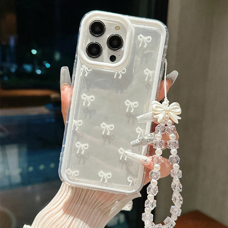 Bowknot Clear Phone Case